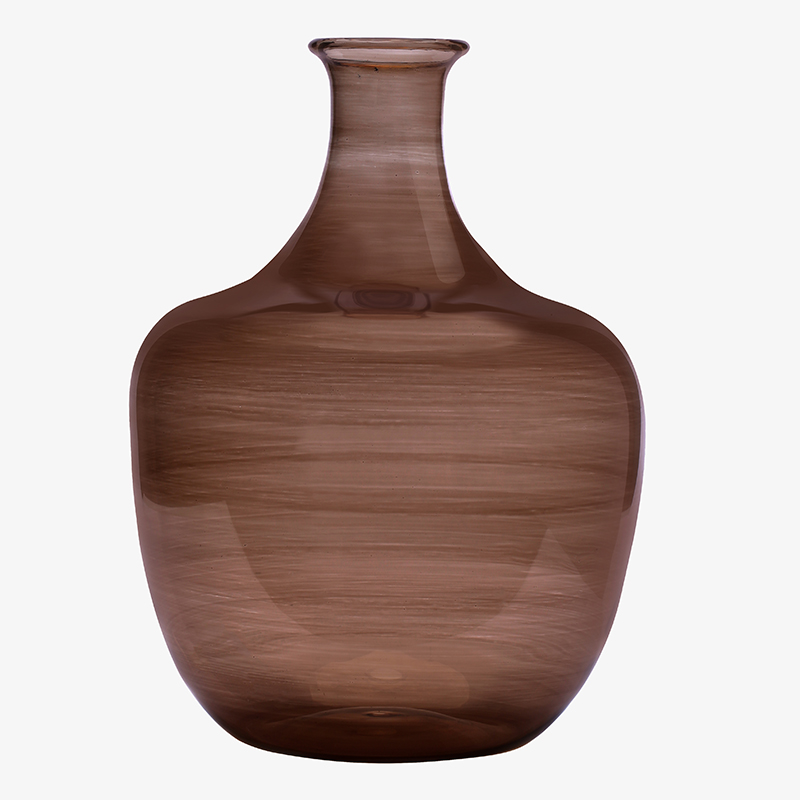 Wide Base Bottle Neck Vase